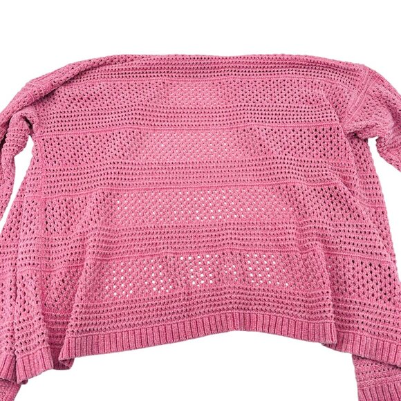 Lane Bryant‎ Womens Open Front Pink Knit Cardigan Sweater Size 22/24 Polyester & - Picture 5 of 5
